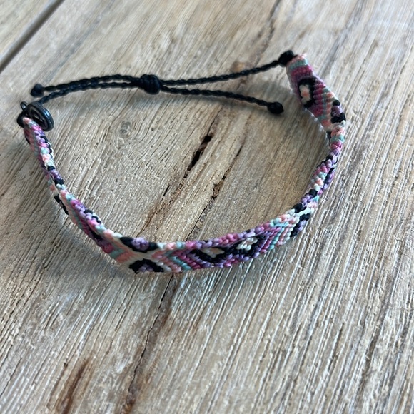 Pura Vida Bracelet Bundle Purple Lavender Macrame Braided Wave Charm Woven Rare - Picture 4 of 7